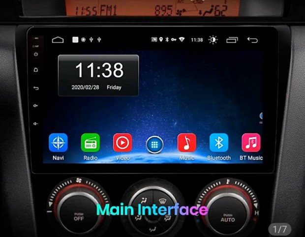Új Android Mazda 2 3 5 6 cx5 cx7 autó multimédia GPS hifi Rádió