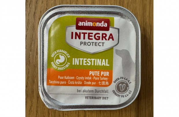 Uj Animonda Nedves Kutyatap Integra Protect Intestinal Pulyka 150g