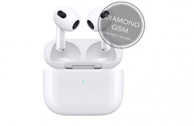 j Apple Airpods 3 Magsafe tlttokkal, forgalmazi jtllssal,