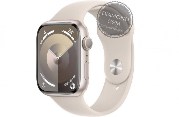 j Apple Watch Series 9 41mm Csillagfny Aluminiumtok, Csillagfny Sp
