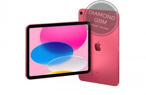 j Apple ipad 10.9 2022 (10.Gen) 64GB WiFi Pink sznben,