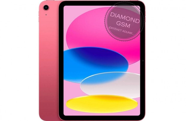 Új Apple ipad 11 2025 128GB WiFi ( A16 ) Rózsaszín színben,