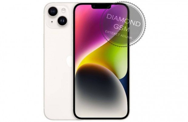 j Apple iphone 14 128 GB, Csillagfny sznben, gyri