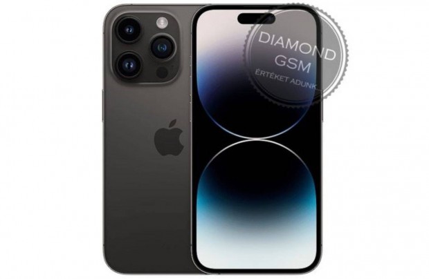 j Apple iphone 14 Pro 256 GB, Fekete sznben,