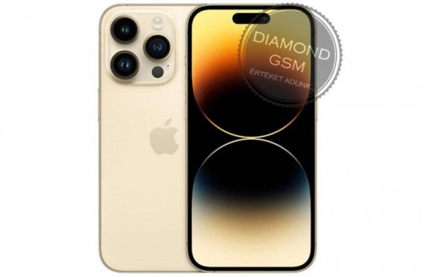 j Apple iphone 14 Pro Max 256 GB, Arany sznben,