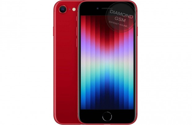 j Apple iphone SE 2022 (3.gen) 64GB Piros sznben,