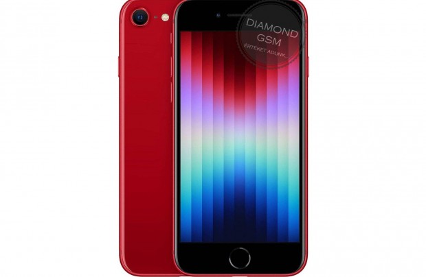 j Apple iphone SE 2022 (3.gen) 64GB Piros sznben,