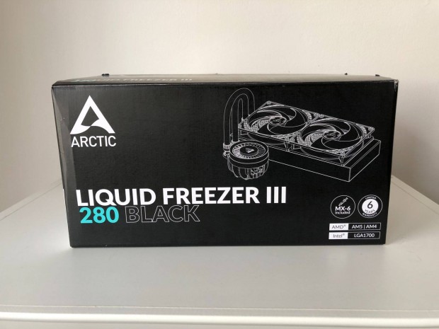j Arctic Liquid Freezer III 280 Black