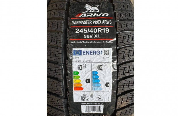 Új Arivo 245/45R17 V Winmaster Prox ARW 3 XL Téli Gumi Gumiabroncs