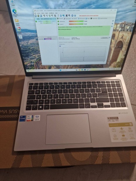 Új Asus Vivobook 16 /i7-1255U/16 GB RAM/512 GB SSD/FHD+/IPS/16"/Gari/
