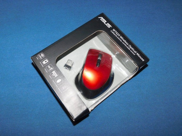 �j Asus WT425 piros-fekete, vezet�k n�lk�li eg�r, 1600 dpi