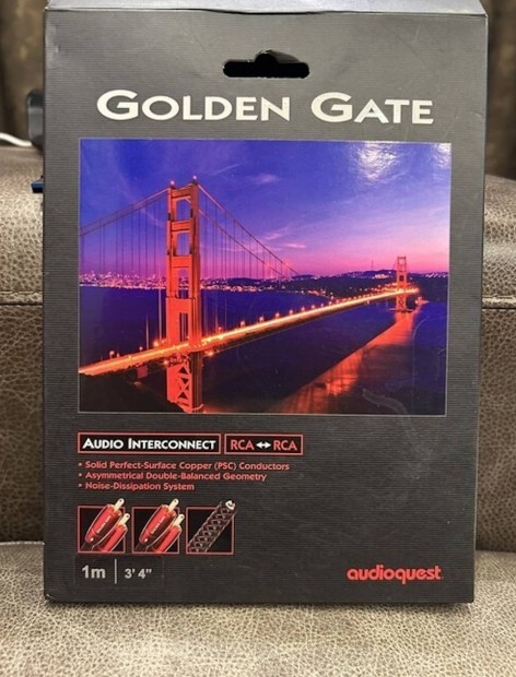 j Audioquest Goldengate RCA Kbel 1M