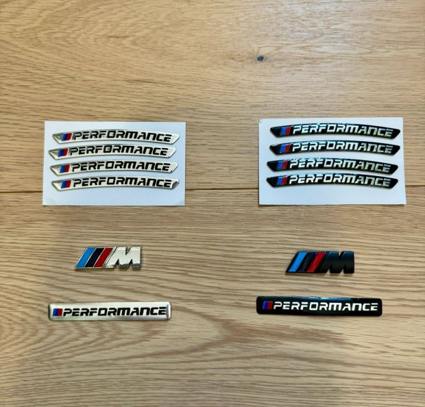 j BMW M Performance Mpower Mpacket Felni JEL Logo Felirat Emblma