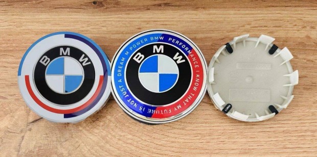 j BMW M-Power Jubileumi 68mm Felni Alufelni Kupak Felnikupak Sapka