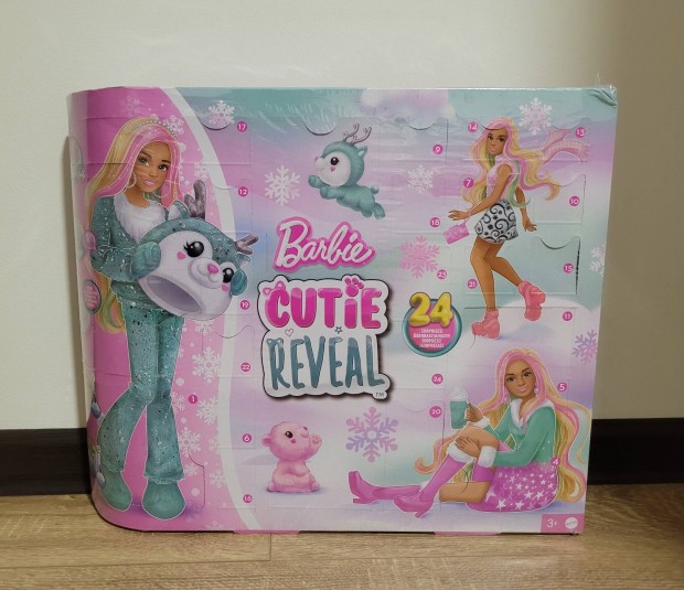 j Barbie Cutie Reveal adventi naptr