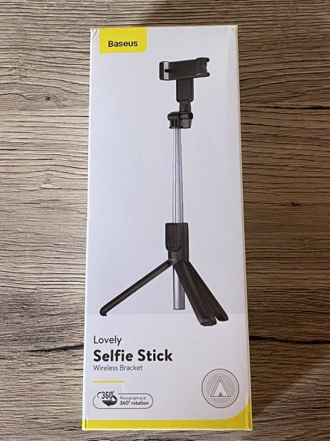 Új Baseus Lovely 2 szelfibot és tripod állvány Bluetooth kioldóval