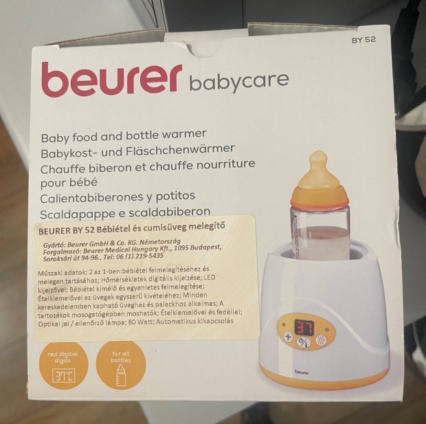 Új Beurer Babycare BY52 cumisüvegmelegítő