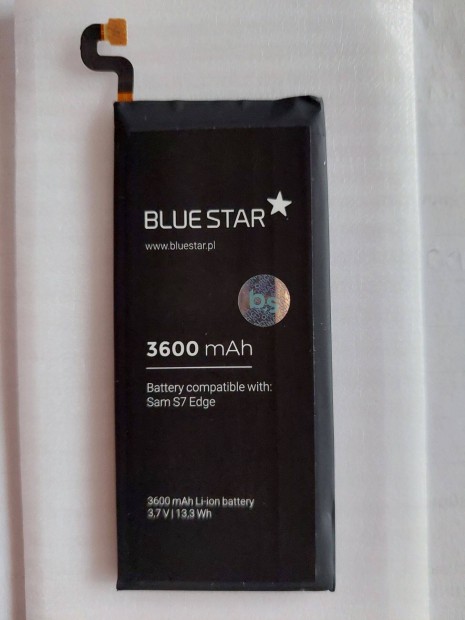 j Blue Star Prmium 3600 mAh akkumultor Samsung S7 Edge telefonba