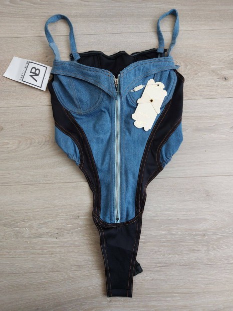Új Blue Velvet farmer body ,felső