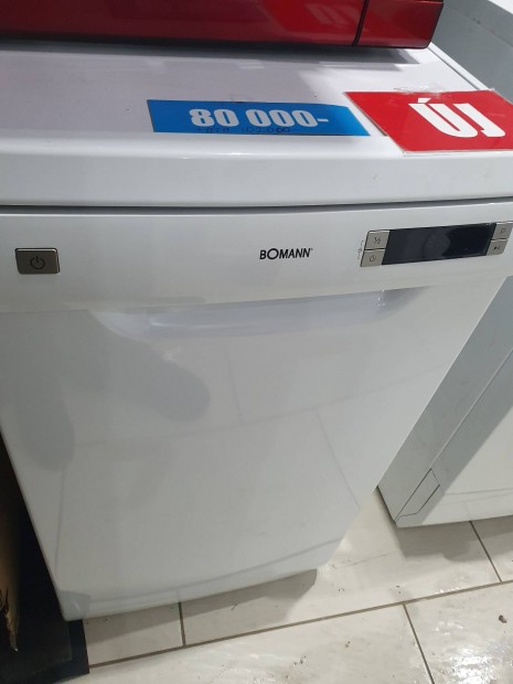 Új Bomann 45cm szabadonálló mosogatógép 80eft+áfa 1év garanciával!!