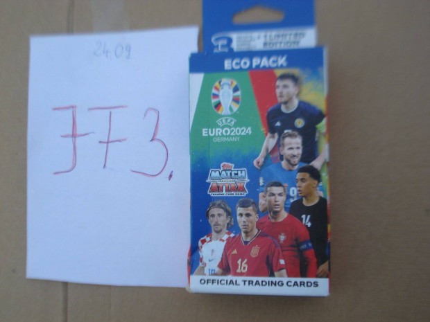 j Bontatlan Foci Macht Attax EB UEFA 2024 ECO PACK Krtyacsomag