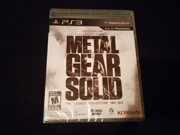 Új Bontatlan Metal Gear Solid The Legacy Collection PS3 játék
