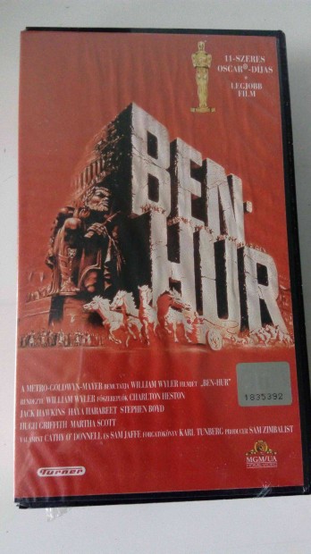 j Bontatlan VHS Ben-Hur VHS Videokazetta Charlton Heston 1959