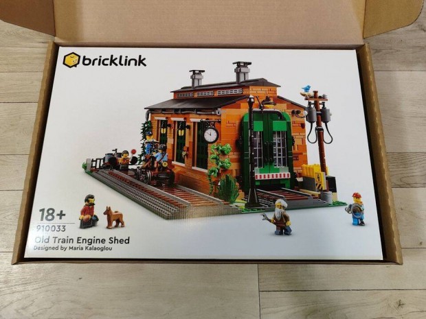 j Bricklink 910033 Old Train Shed / Rgi vasti szerelcsarnok