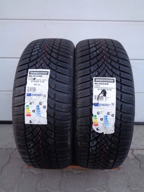 Új Bridgestone 215/55R18 téli gumi 2db, eladó