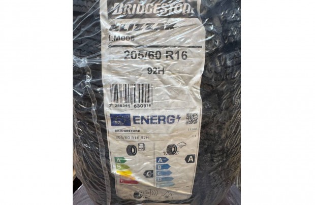 Új Bridgestone Blizzak LM005 205/60 R16 92H Téli Gumi Autó Gumiabroncs