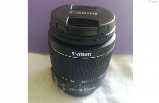 j Canon EF-S 18-55mm f/3.5-5.6 Is II objektv "0 perces", 2 v gari V