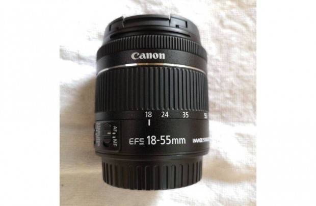 j Canon EF-S 18-55mm f/4-5.6 Is STM objektv "0 perces", 2 v gari