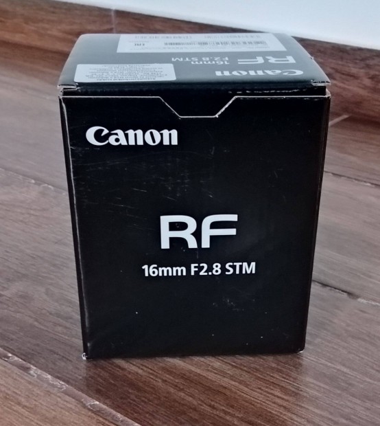 Új Canon Eos Rf 16mm objektív 2 év garanciával ( 16 mm )