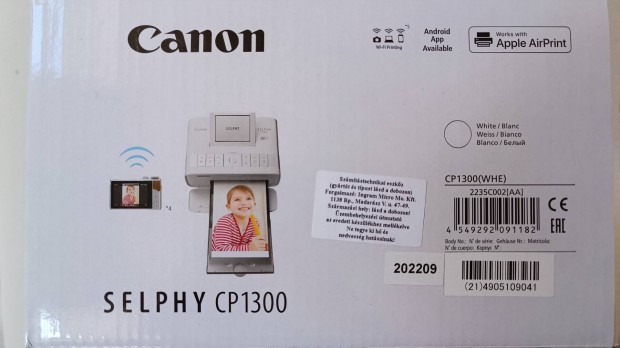 j Canon Selphy CP1300
