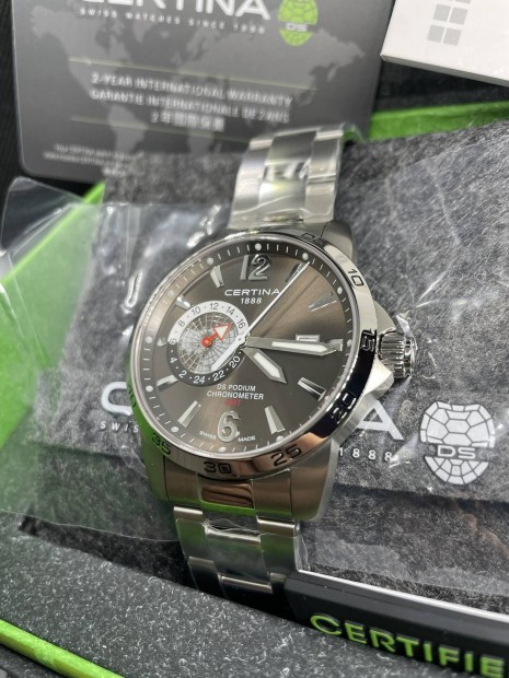 j Certina DS Podium Titanium GMT