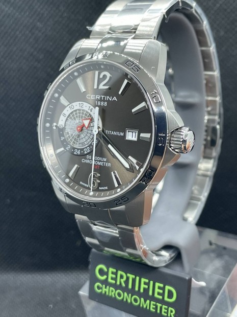 j Certina DS Podium Titanium GMT