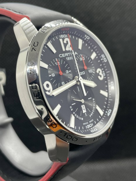 j Certina Gent Quartz DS Podium Big Size Chronograph