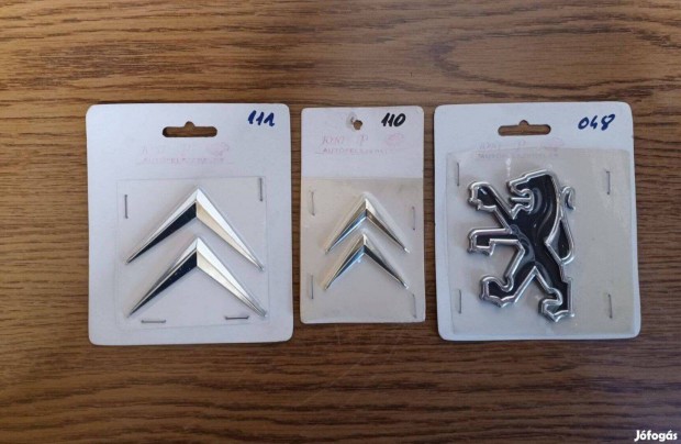 �j Citroen Peugeot embl�ma felirat