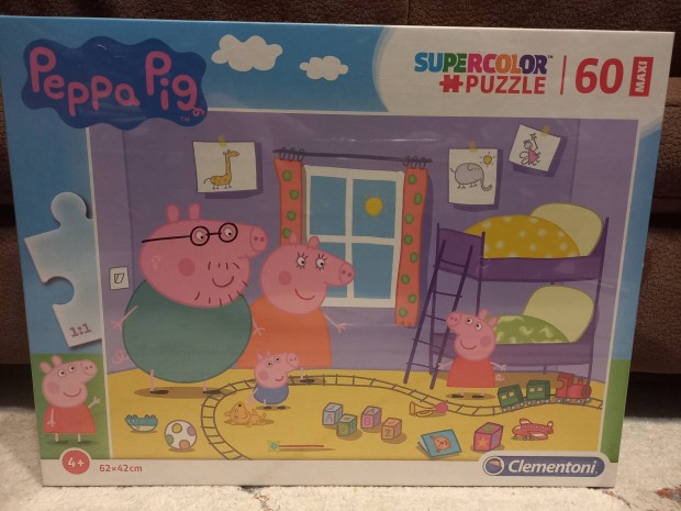 j Clementoni maxi puzzle 60 db Peppa malac