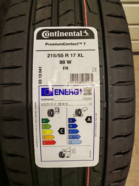 Új Continental Premiumcontact 7 215 55 R17 XL nyári gumi, Újpest