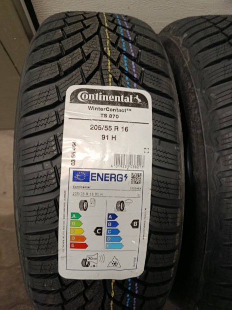 �j Continental Wintercontact TS870 205 55 R16 t�ligumi, �jpest 