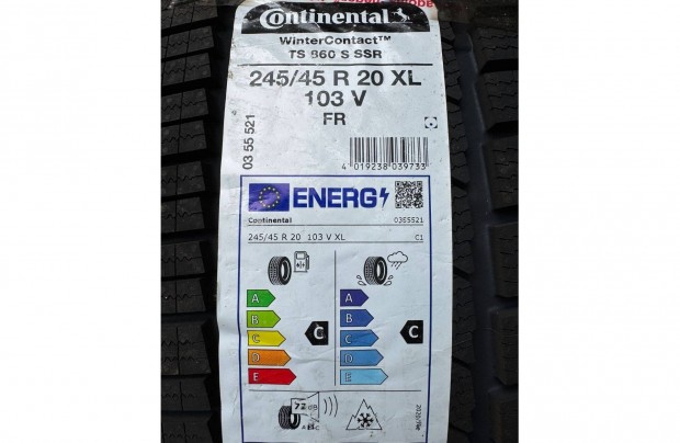 j Continental Wintercontact TS 860 S SSR XL 245/45 R20 103V Aut Gumi