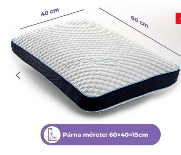 Új Cooler Cube hűsítő párna memóriahabos