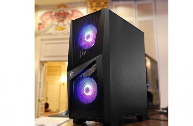 Új Core I5 14400 Gamer Max PC 16GB 500GB Új Rtx 4060 8GB DDR6 2Év GAR!