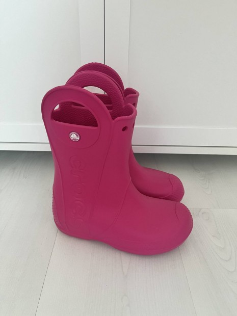 j Crocs gumicsizma. 32-es csizma. Pink.