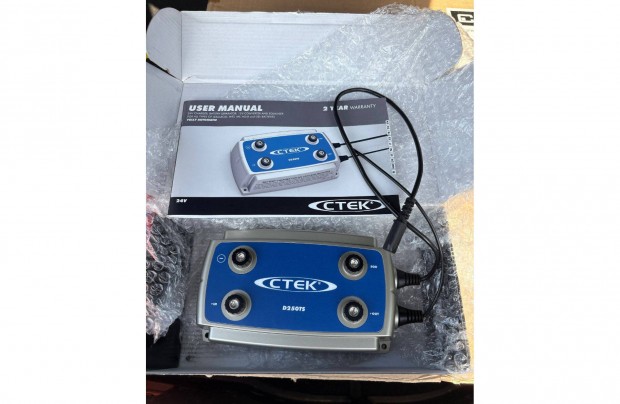 j Ctek D250TS premium 24V auto akkumultor tlt 10A/200Ah - 4,5 v