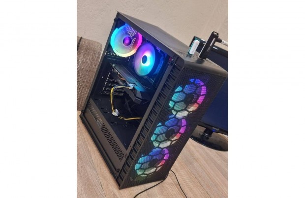Új DDR5 14.Generációs Gamer PC RX 6600 XT 8GB Gddr6 I5-14400 16x4.7GHz