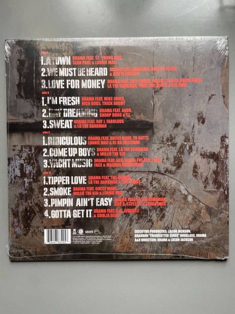 j DJ Drama - Gangsta Grillz The Album Vol.2 bakelit hanglemez