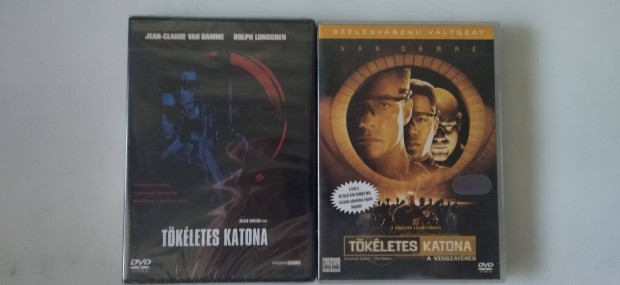 j DVD, jszer, Tkletes katona 1-2 DVD Van Damme