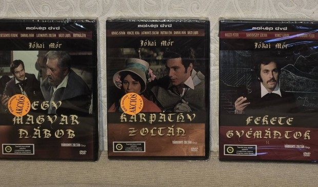 j DVD:,-Fekete gymntok/Egy magyar nbob/Krpthy Zoltn-Vrkonyi Z 